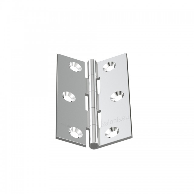 NICKEL PLATED BRASS FLAT HINGE 50x30 ITALY